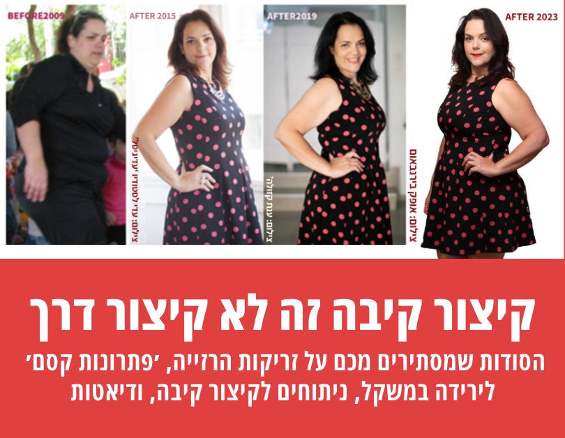 קיצור קיבה זה לא קיצור דרך הסודות שמסתירים מכם על זריקות הרזייה, ׳פתרונות קסם׳ לירידה במשקל, ניתוחים לקיצור קיבה, ודיאטות